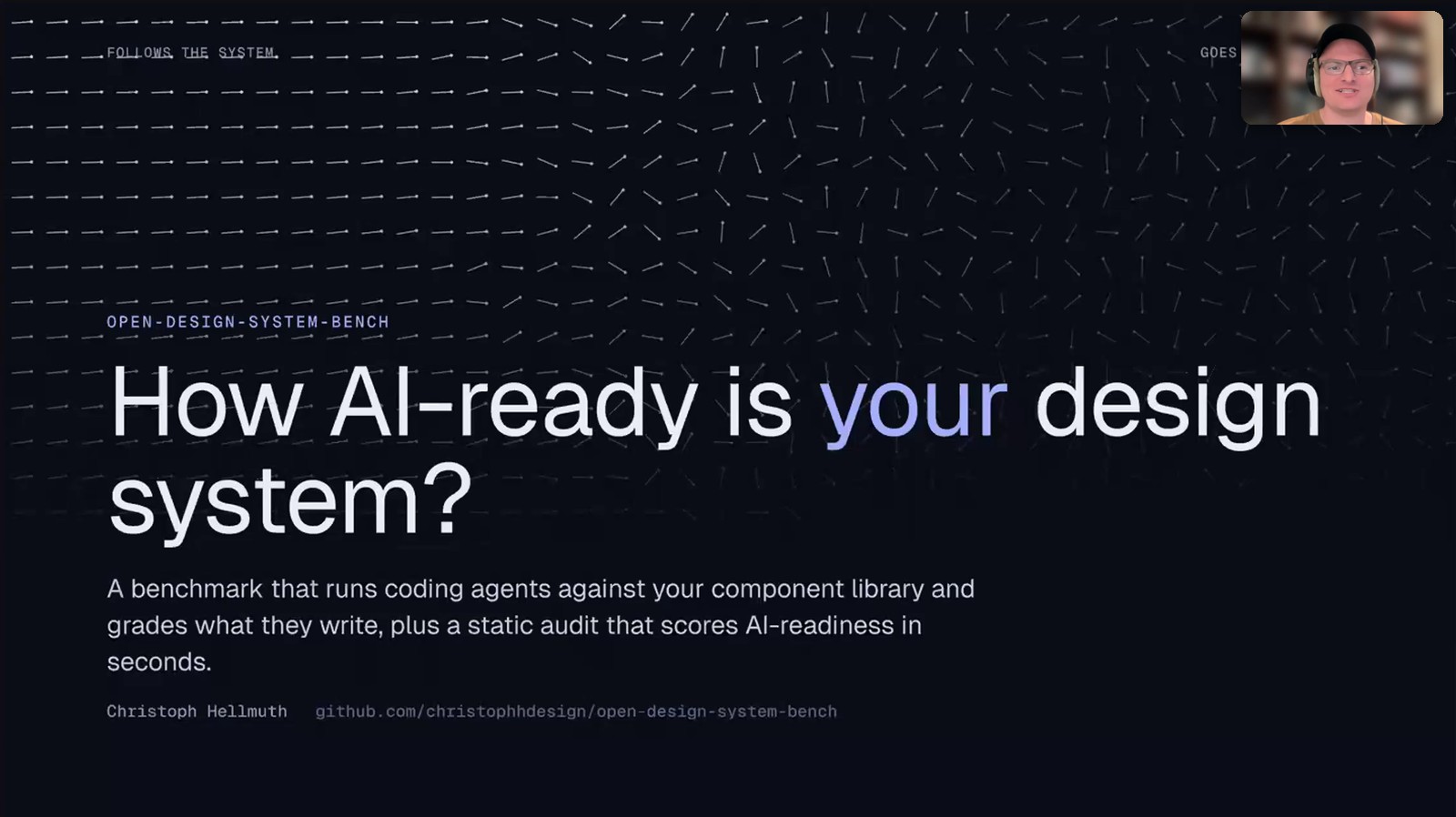 How AI-ready is your design system? Open Design System Bench by Christoph Hellmuth